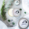 Skin Doctor salve tins with herbs
