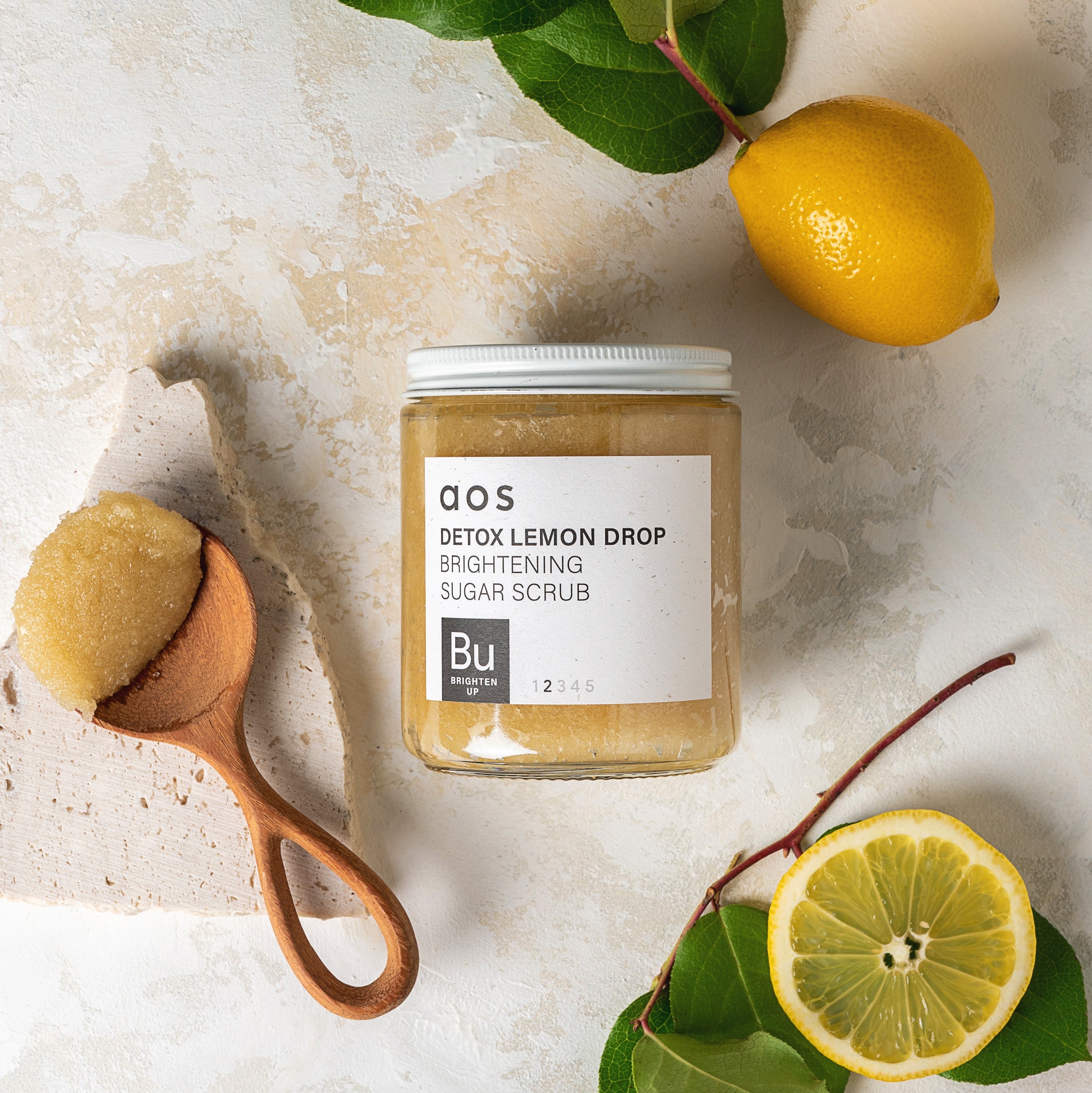 Detox Lemon Drop Brightening Sugar Scrub