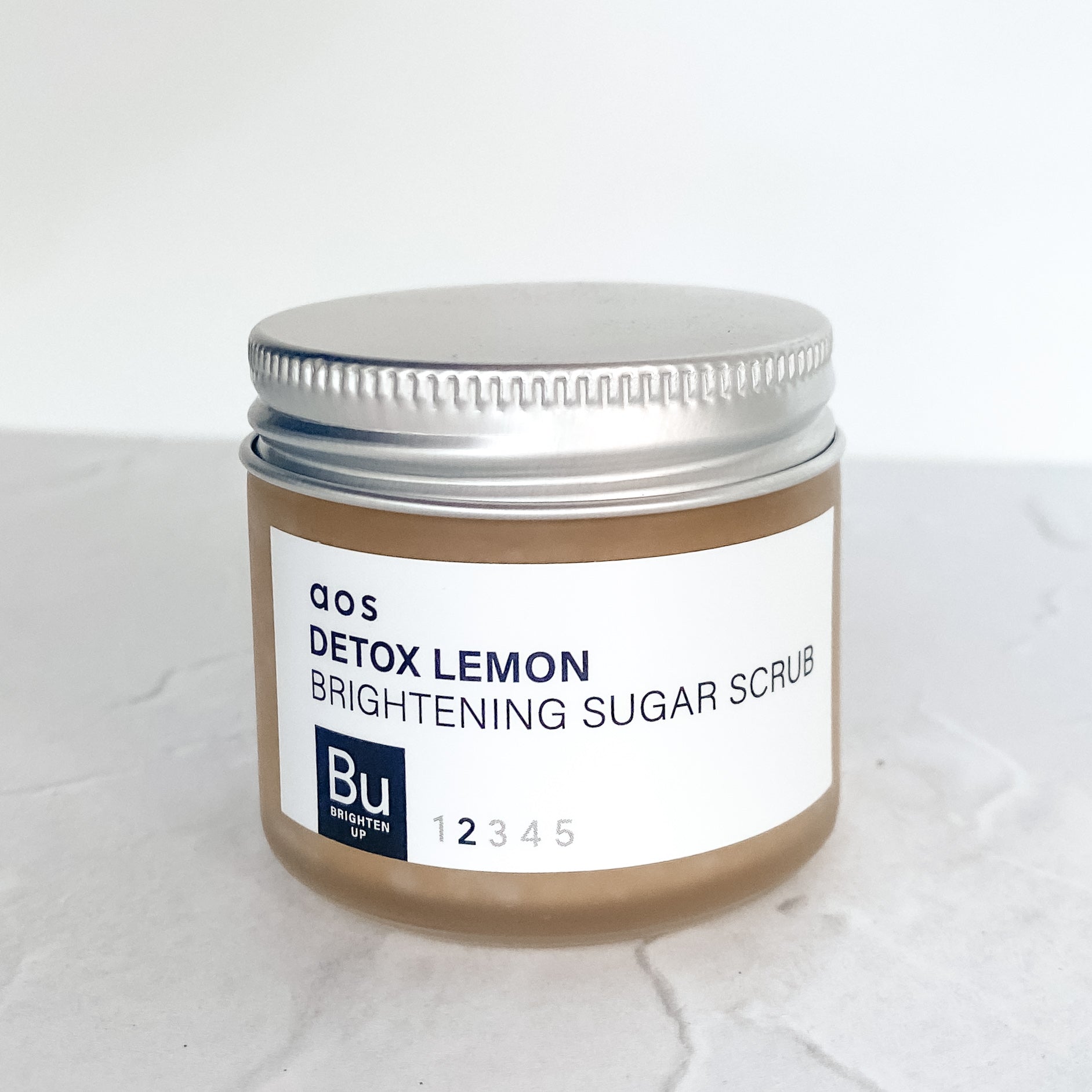 Detox Lemon Drop Brightening Sugar Scrub 2oz