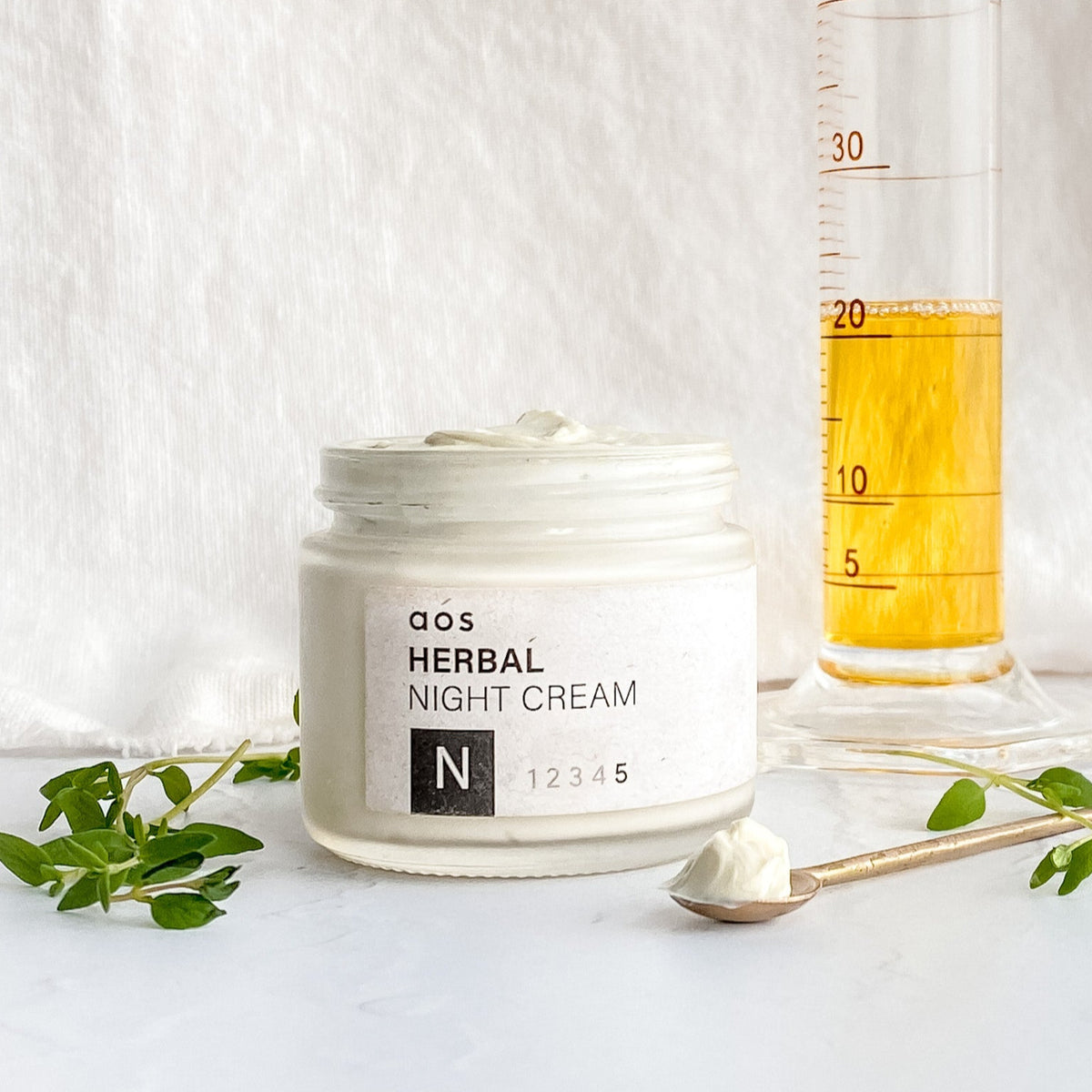 Herbal Night Cream aos skincare