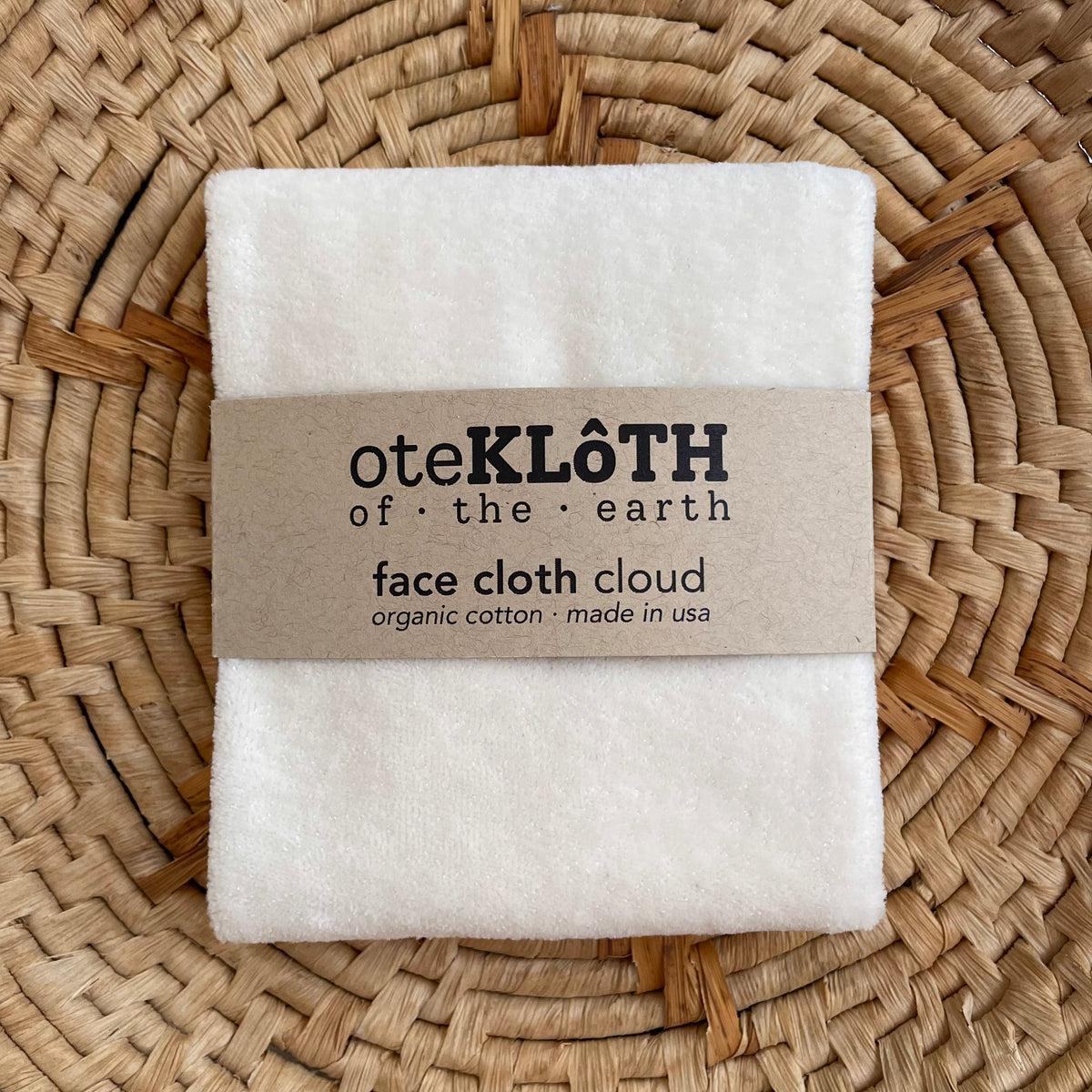 GIFT: OteKLOTH Organic Cotton Face Cloth | Cloud