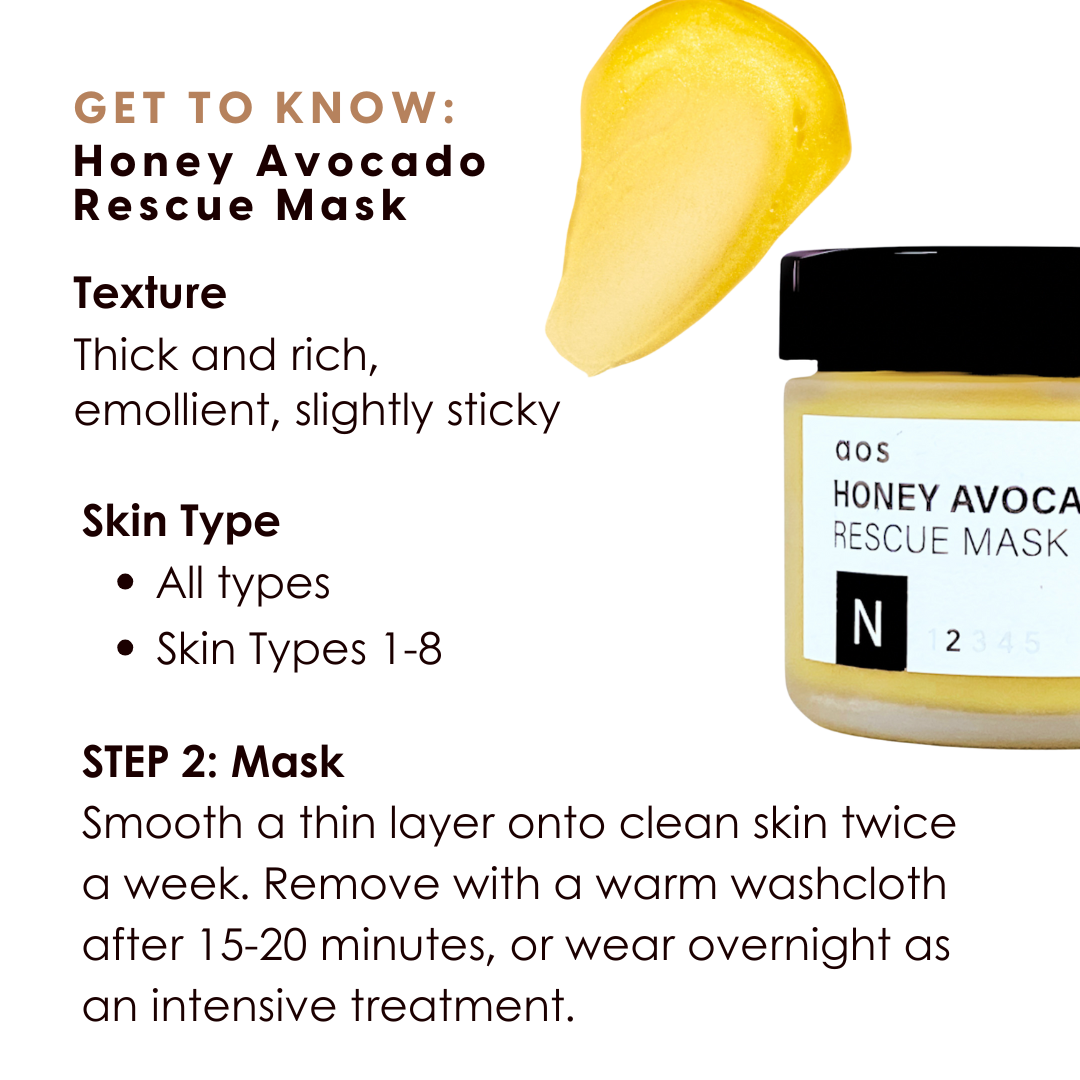 Honey Avocado Rescue Mask