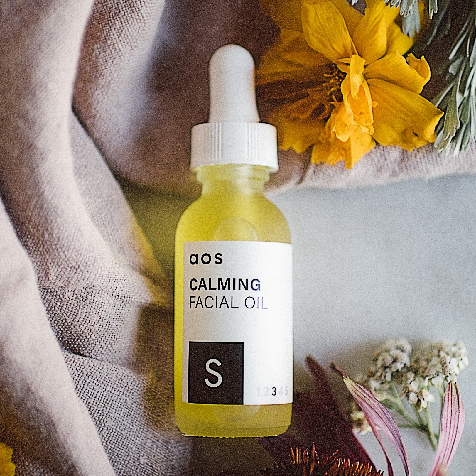 Calming Facial Oil - Serum | AOS Organic Skincare – aos skincare